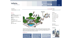 Desktop Screenshot of annualreport2010.talanx.com