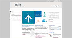 Desktop Screenshot of annualreport2011.talanx.com
